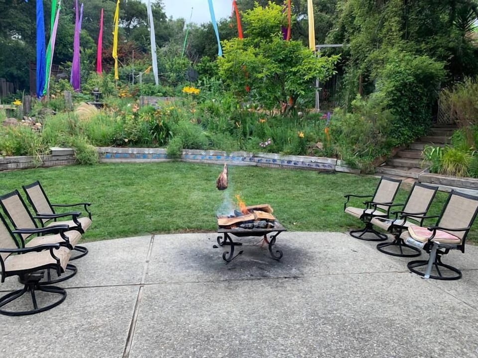 Amazing Fire Pit and BBQ to enjoy