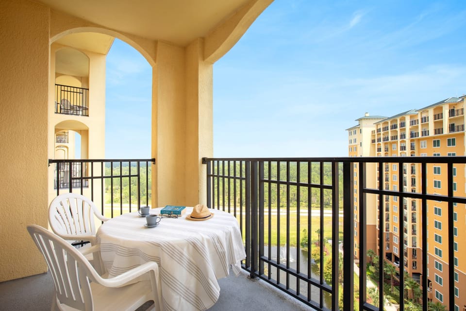 Sit out and enjoy the fresh air on your private balcony or patio (Note: views may vary).