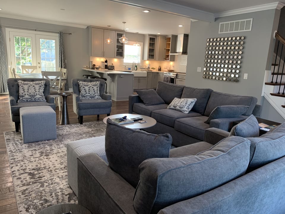 Living room - open floor plan with an abundance of natural light 