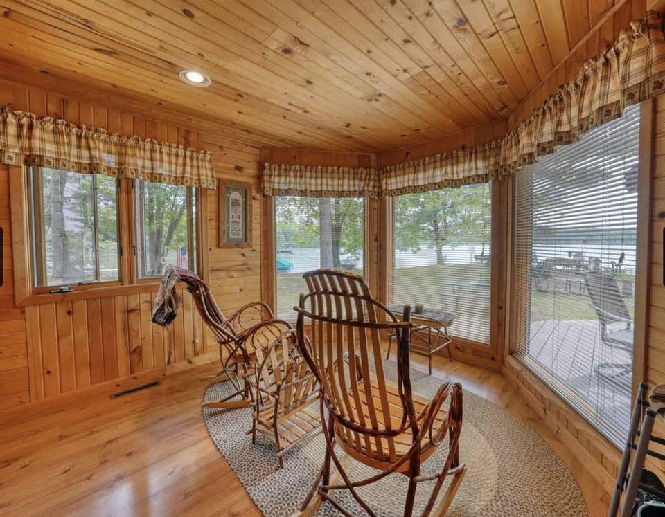 Rocking chairs with a view