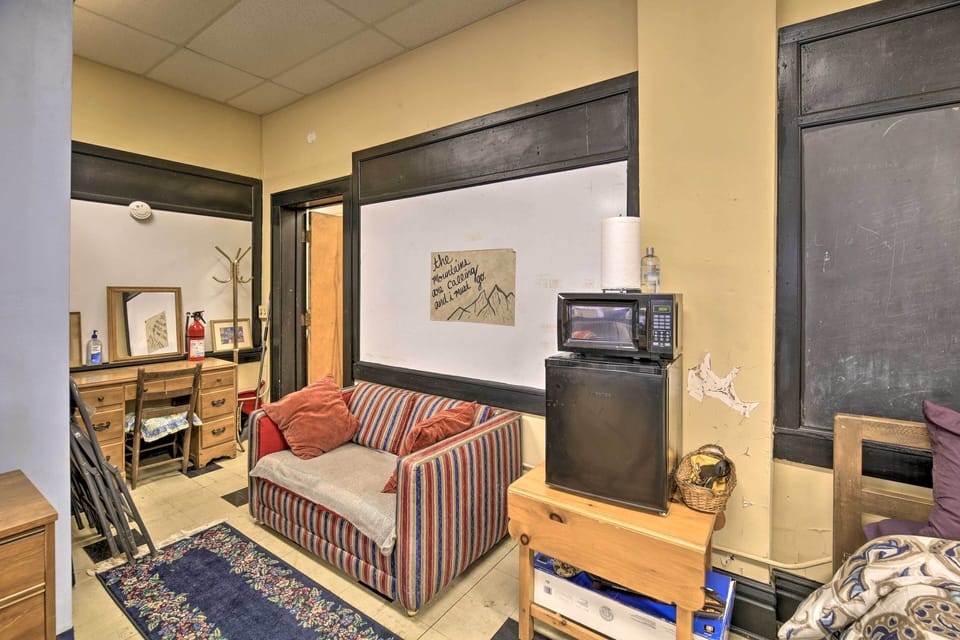 Studio Entrance | Desk | Twin Sleeper Sofa