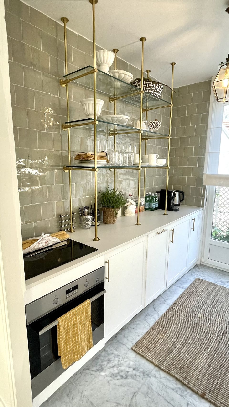 View of shelf - tableware