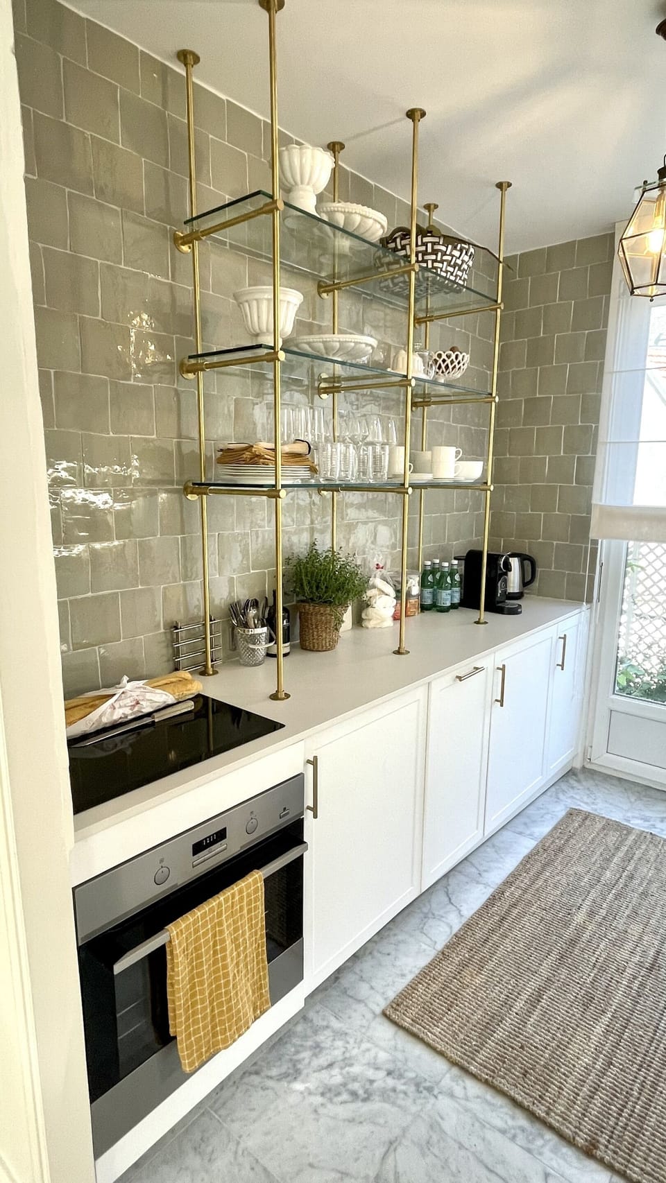 View of shelf - tableware