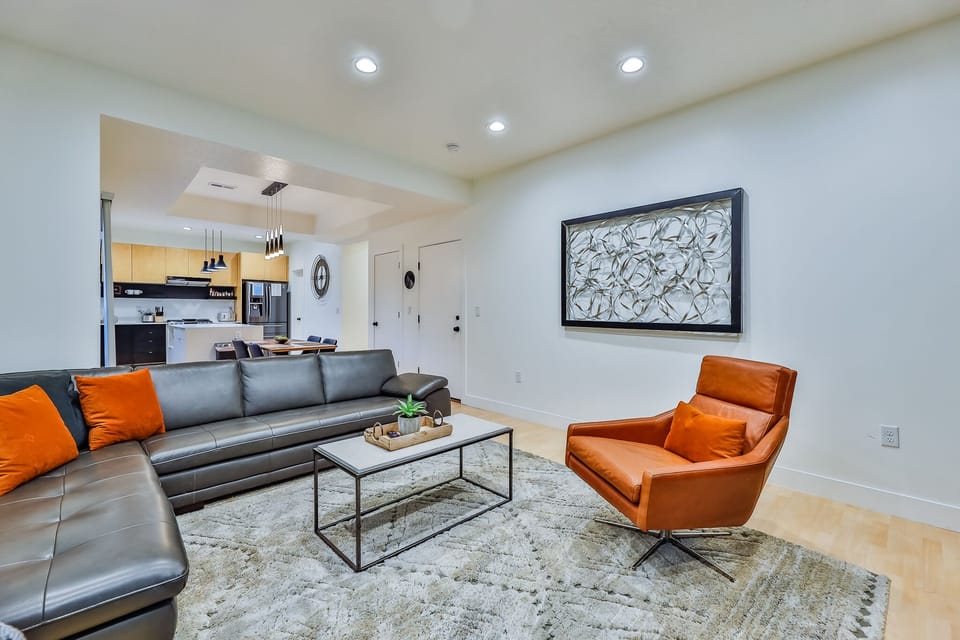 Stylish decor and high end furnishings provide a comfortable space to relax. 