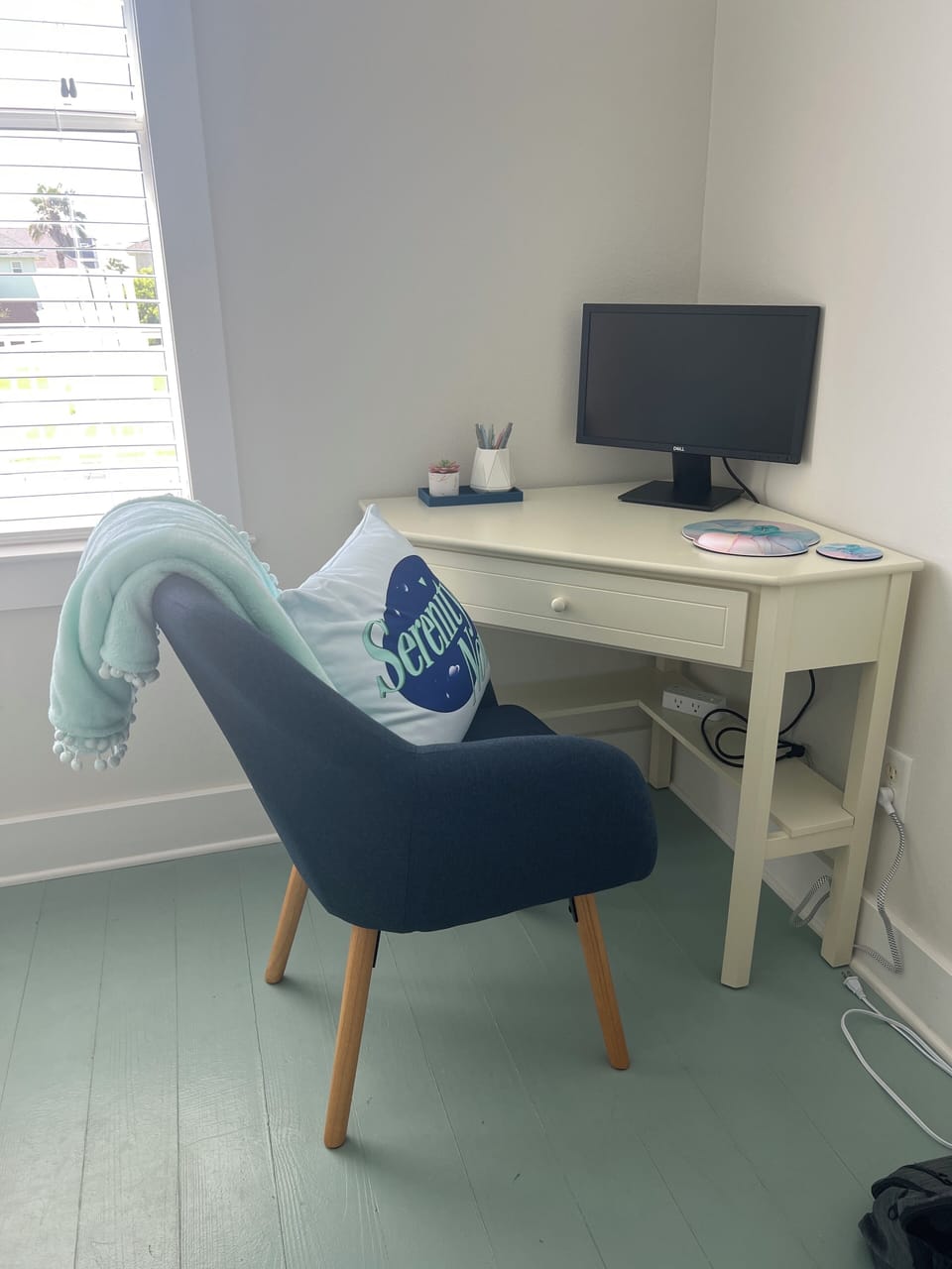 Remote work space.