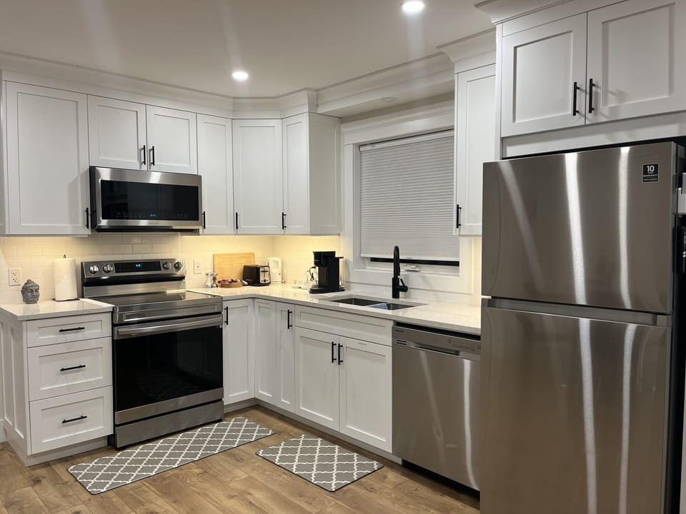 Modern kitchen with all the top notch appliances 