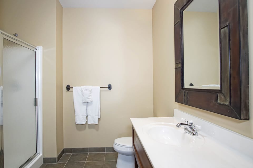 The shared bathroom