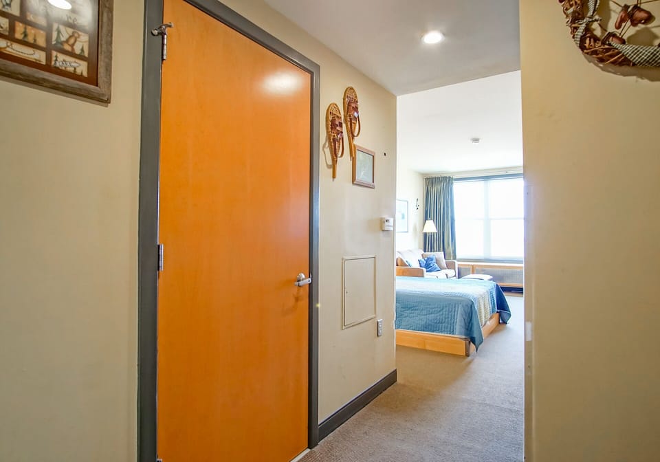 View of the studio for the from door of the studio