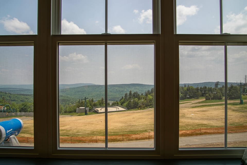 View from the window of the studio