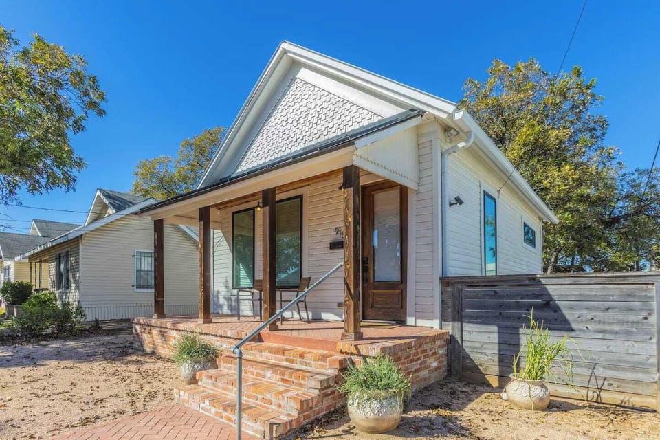 Front View, Off Street Parking on Side