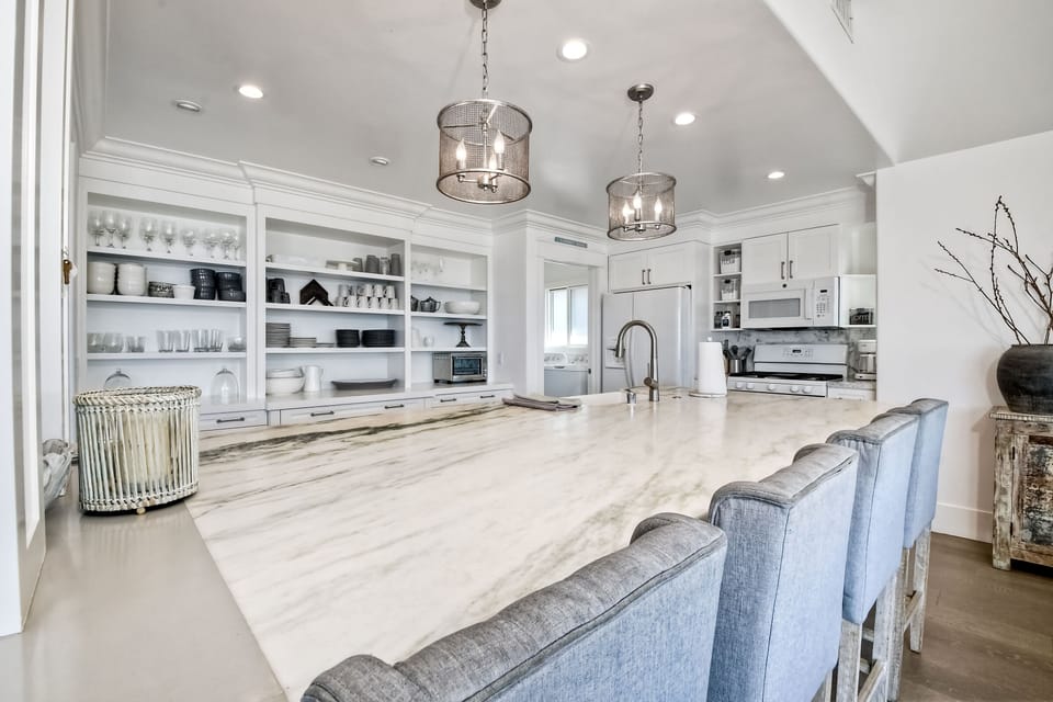 Breakfast bar seating