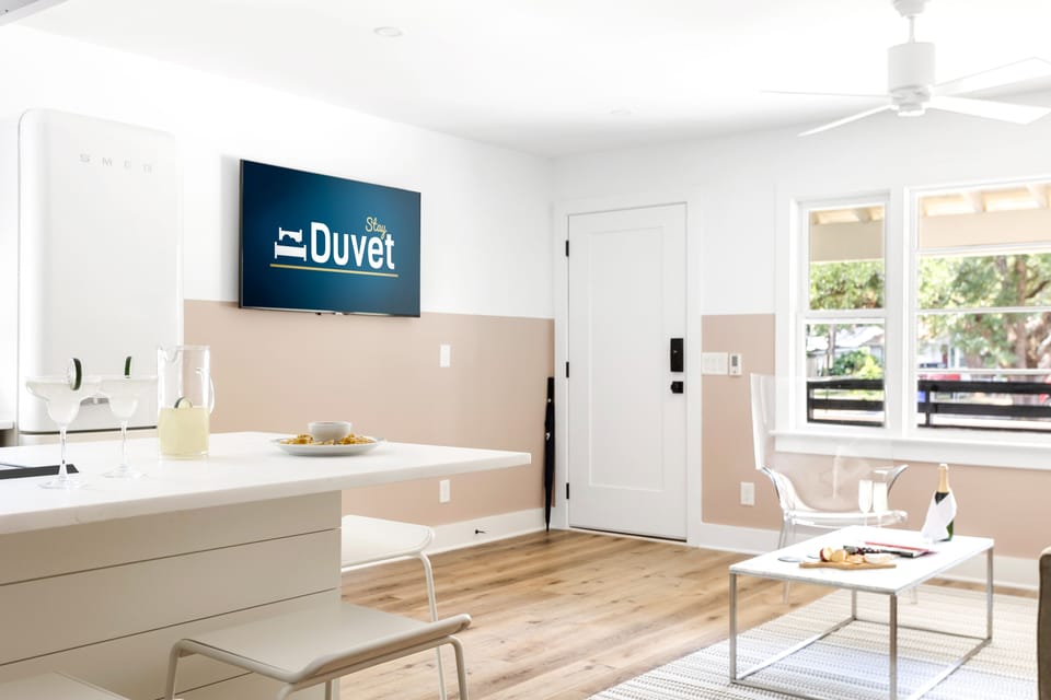 Open Concept Living Room Smart TV