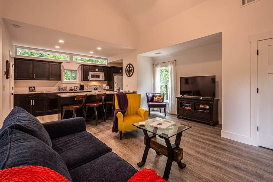 Board Games and Puzzles!
Smart TV!  Bring your streaming passwords, curl up on the couch, and enjoy a movie.