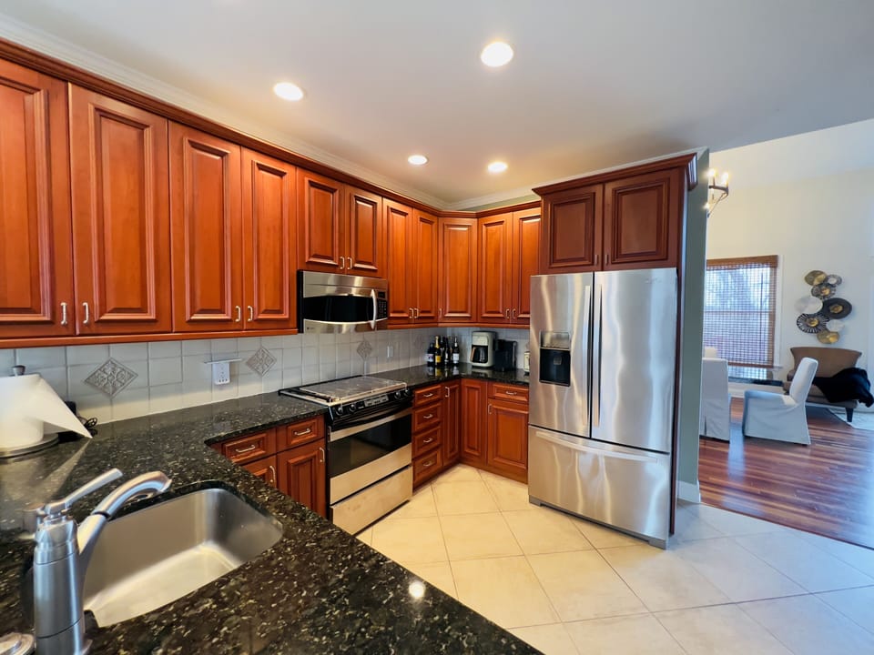 Well stocked kitchen for all your cooking needs
