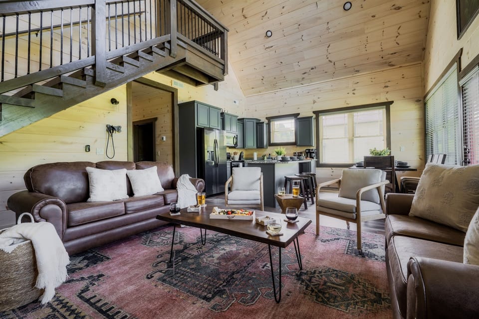 Open floor concept to entertain guests and family in one big room.