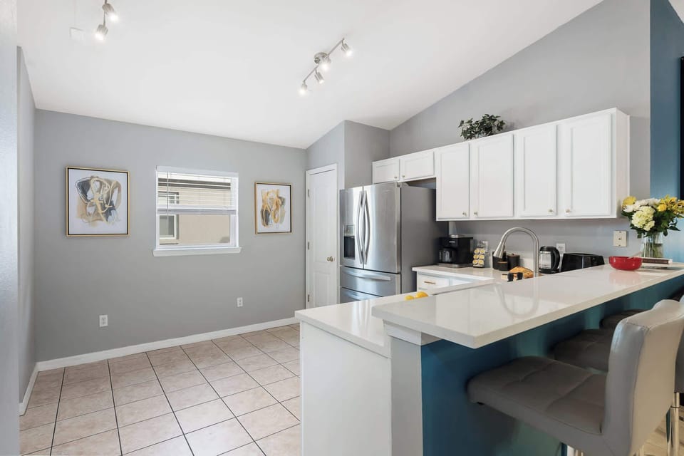 Enjoy the airy feel of our open-concept kitchen.
