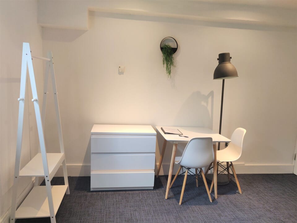 Shared bathroom facility available for guests, offering convenient access and comfort during your stay.