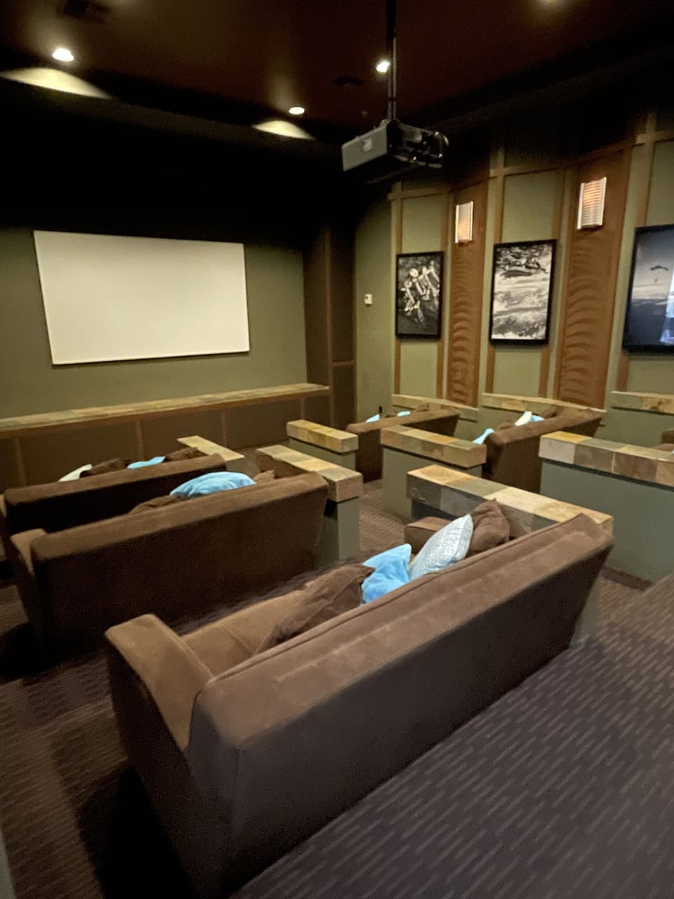 Movie theater at Club house