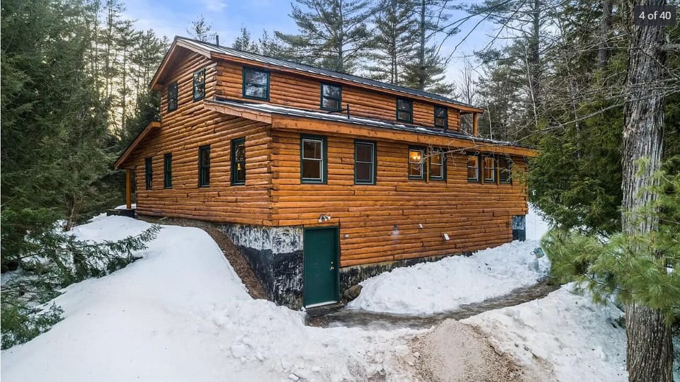 Back of house in winter