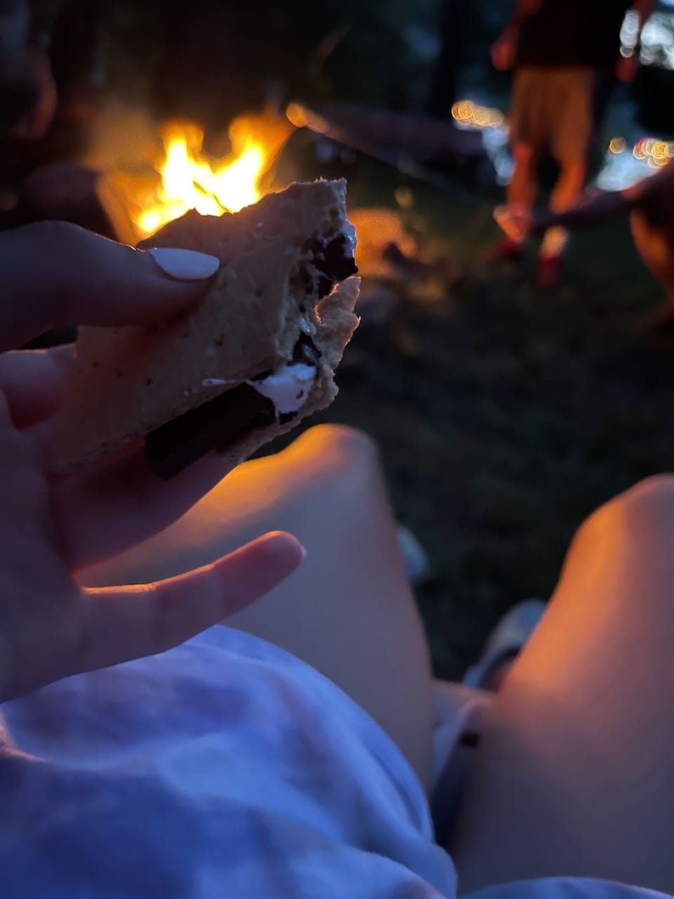 S’mores by the fire