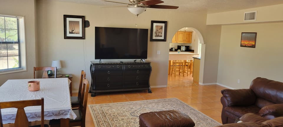  Living room,70-inch smart TV 