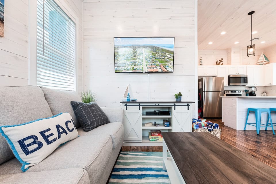 We provide games in the living room console for added family fun