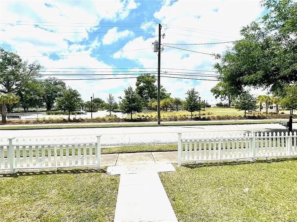 NEW Veteran's Park right outside the front door!