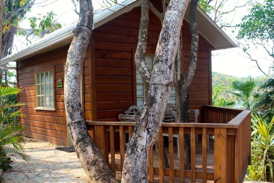 View of private deck