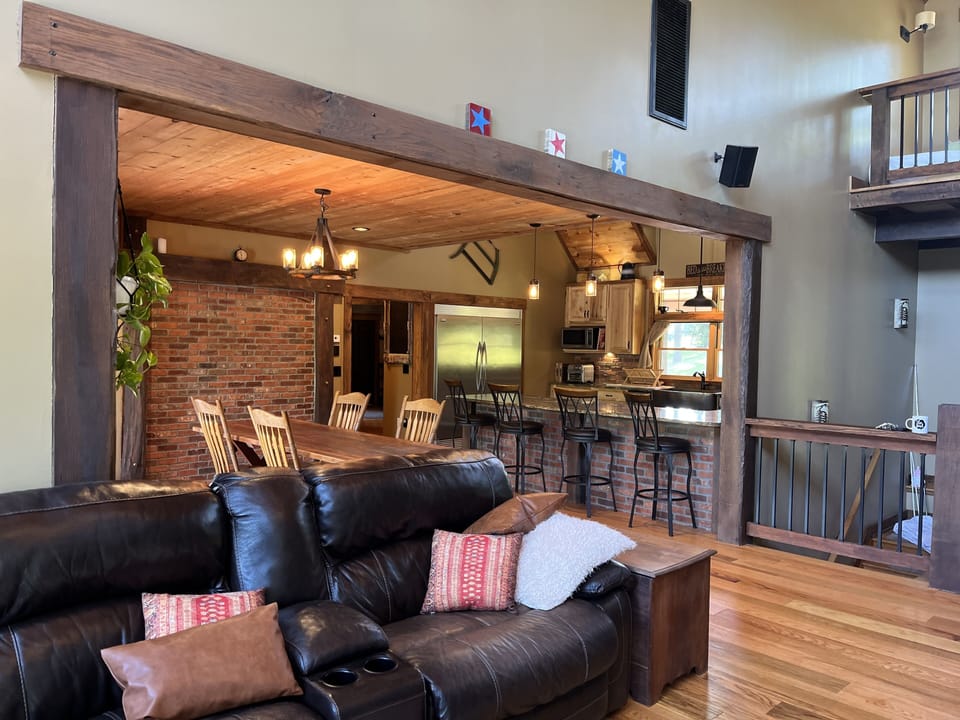 View to Kitchen and Dining area from Great Room