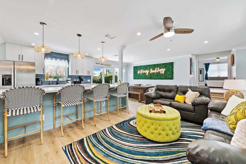 Spacious open layout perfect for spending time  together with family and friends