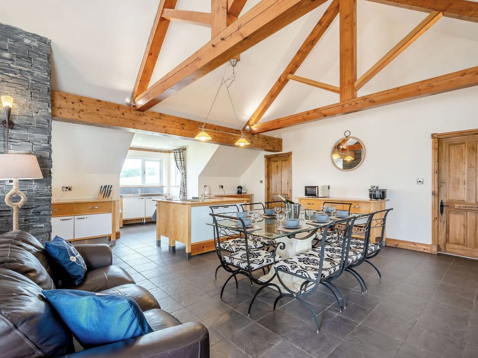 Open plan living space | Seaviews and Hot Tub at Admirals Anchor, Portpatrick