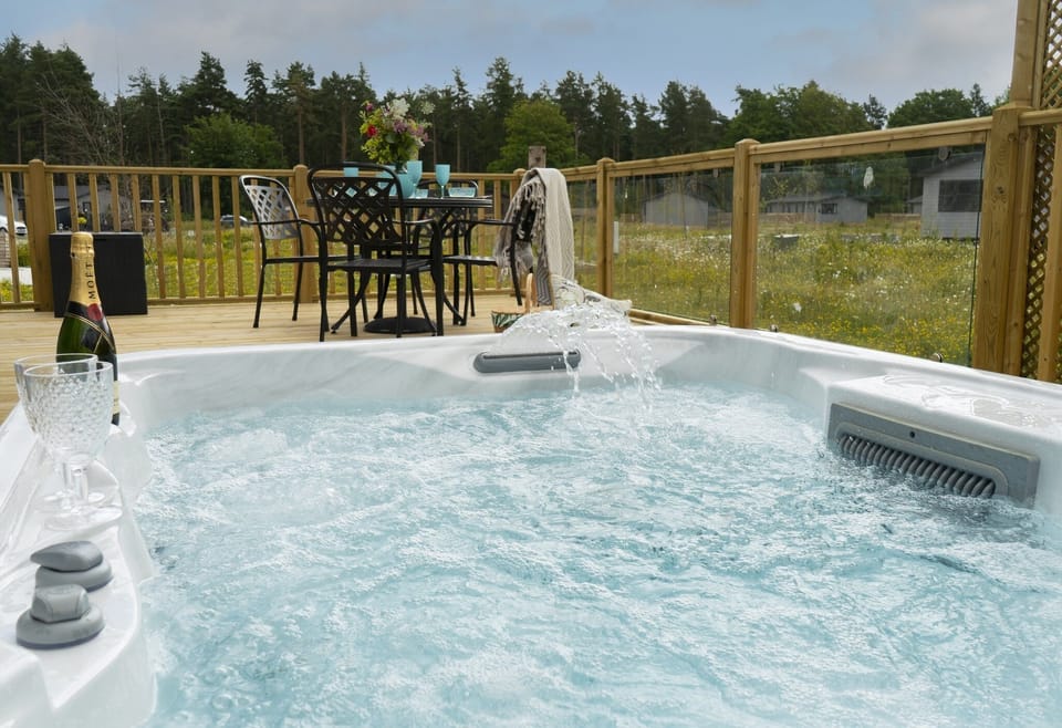 Hot Tub On Decking