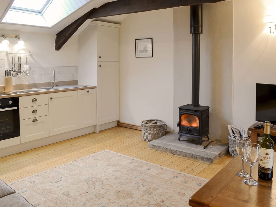 Well presented, cosy open plan living space | No 6 Swallowholm Cottages, Arkengarthdale