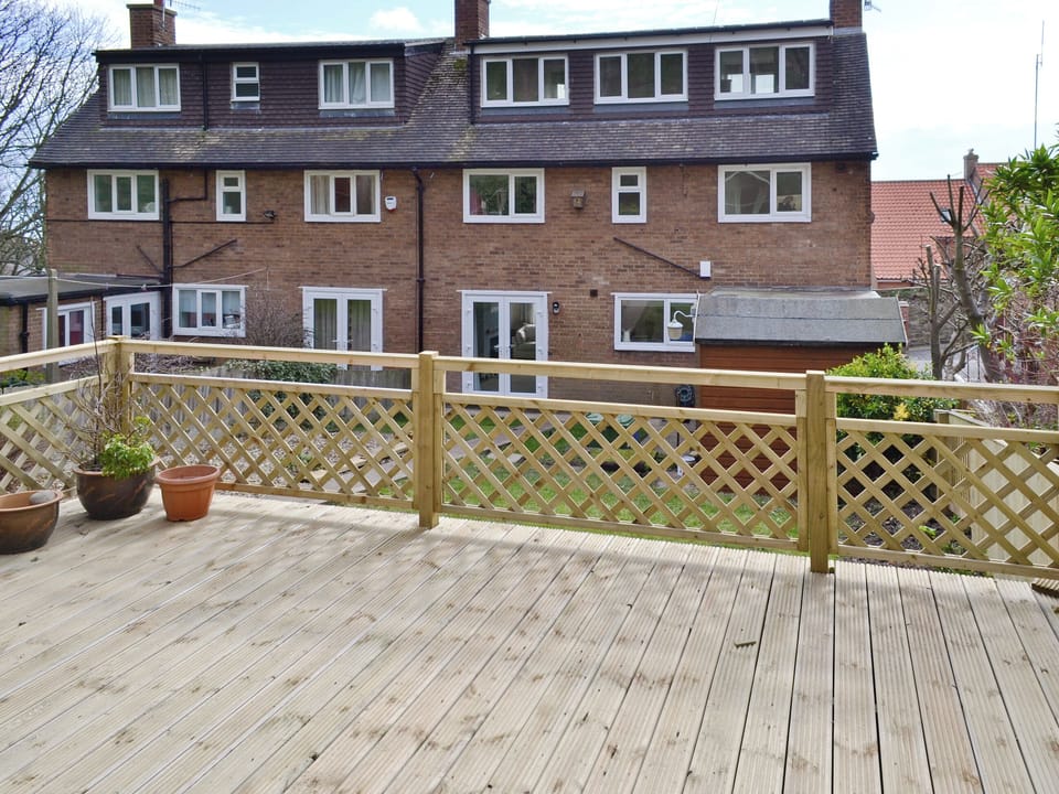 View from summerhouse balcony | Coastguard Cottage Paradise, Scarborough