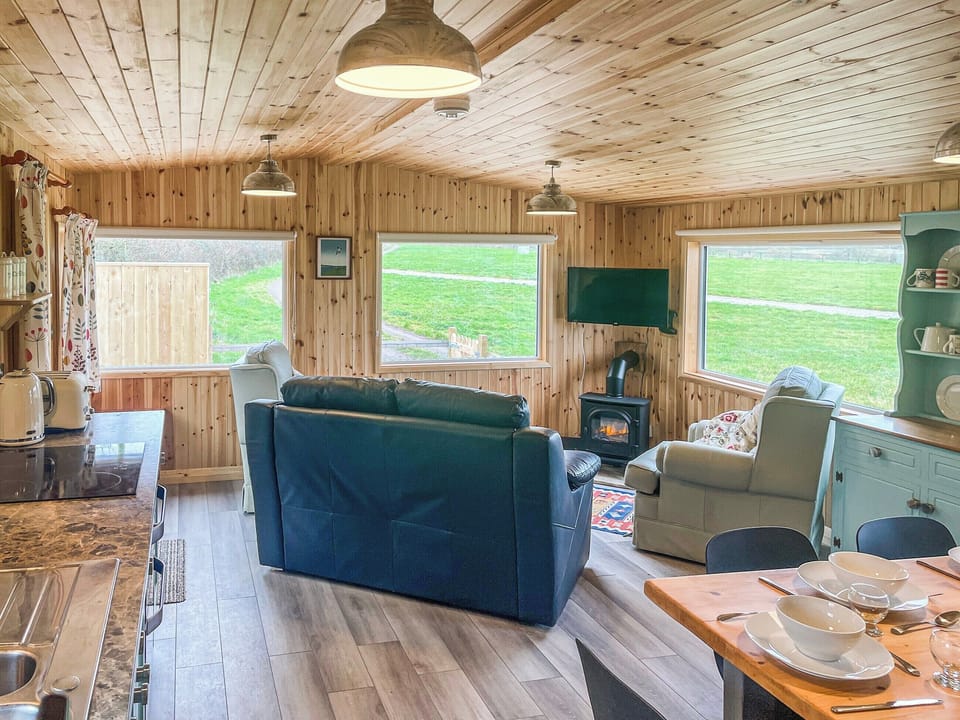 Open plan living space | Langston Farm Chalet, Okeford Fitzpaine, near Blandford Forum