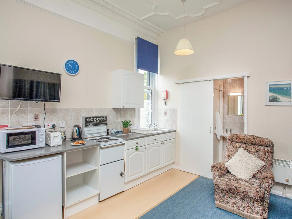 Kitchen area | Apartment Two - Broadshade Holiday Apartments, Paignton