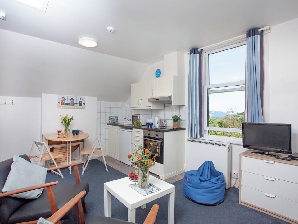 Open plan living space | Apartment Twelve - Broadshade Holiday Apartments, Paignton