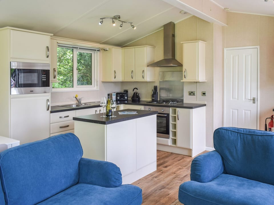 Open plan living space | The Caravan & Motorhome Club- The Cabin - The Caravan & Motorhome Club, Truro