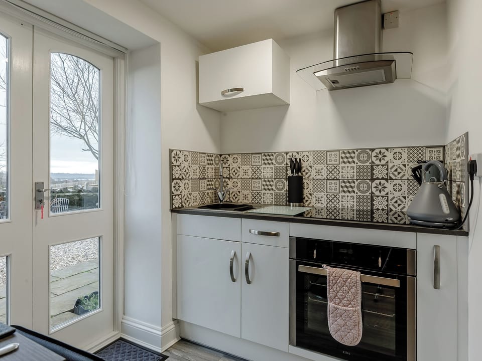 Kitchen area | Orchard View - The Old Strawberry Barn Studios, Cheddar