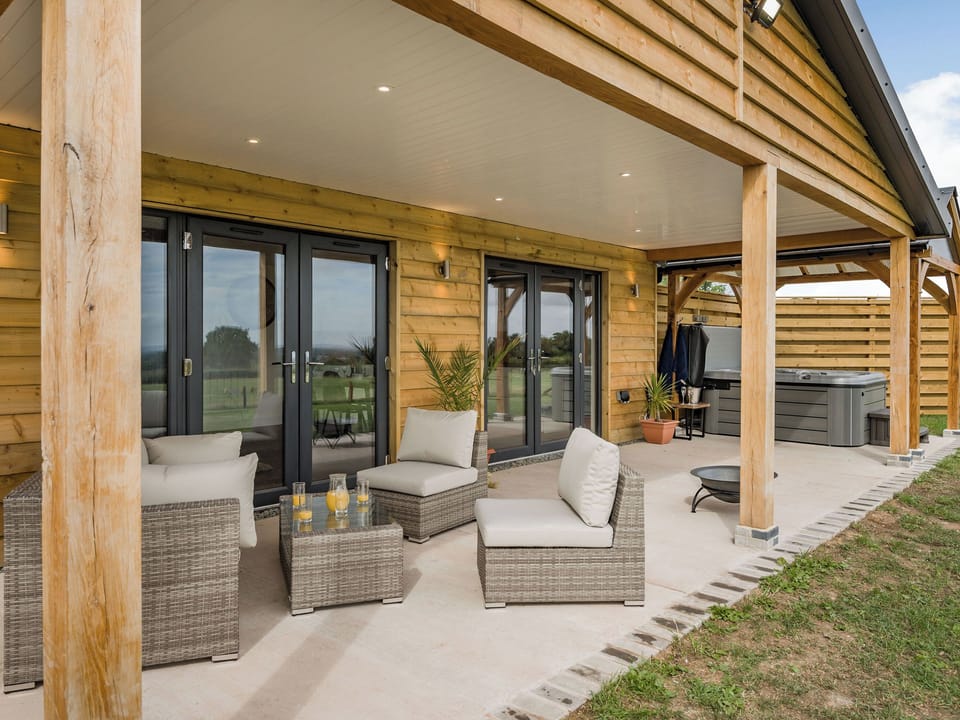 Terrace | Bramley Lodge - Upper Holme Lodges, Lyonshall, near Kington