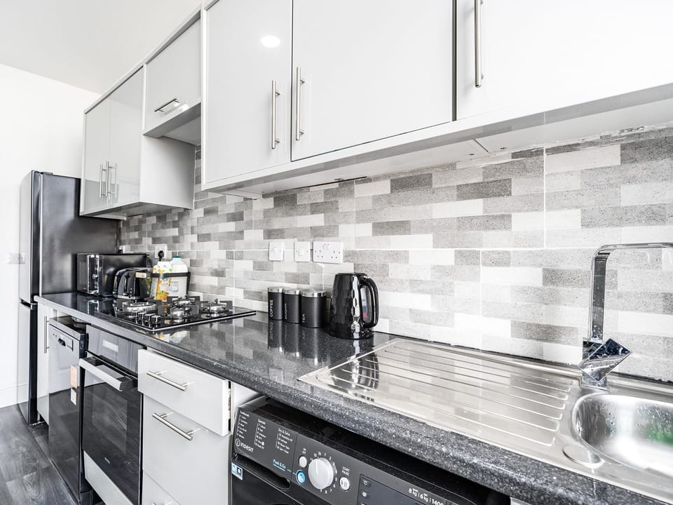 Kitchen | Sea View Apartment One - Fylde Coast, Blackpool