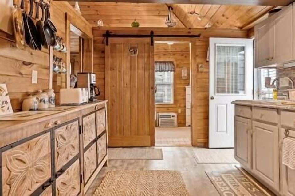 Large inviting kitchen with plenty of storage