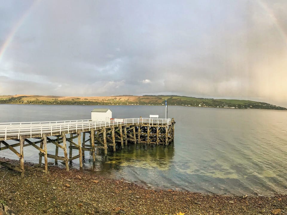 Blairmore Pier,opposite Pier Haven | Pier Haven, Blairmore, near Dunoon