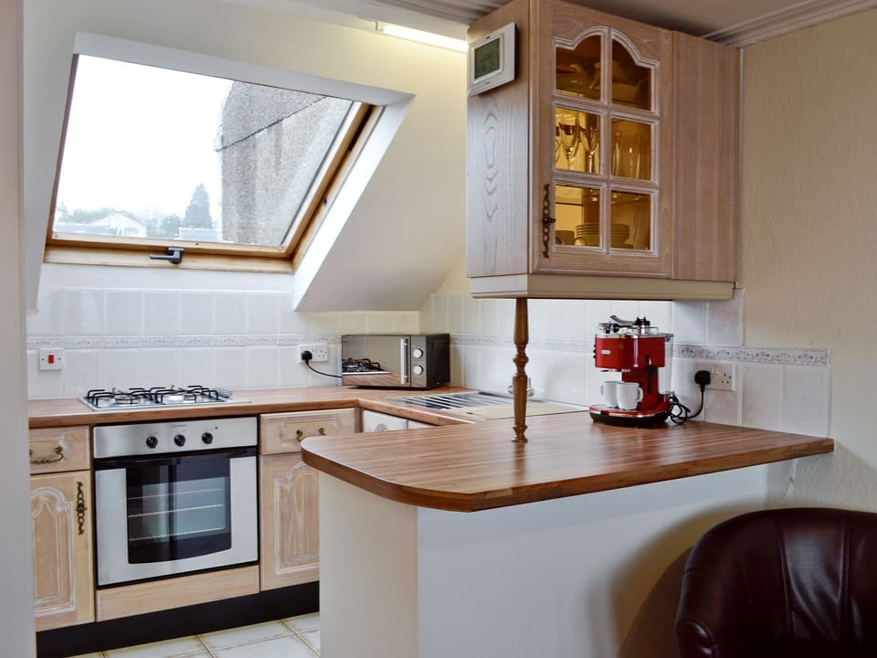 Open plan living/dining room/kitchen | Apartment Sea View, Kirn, by Dunoon