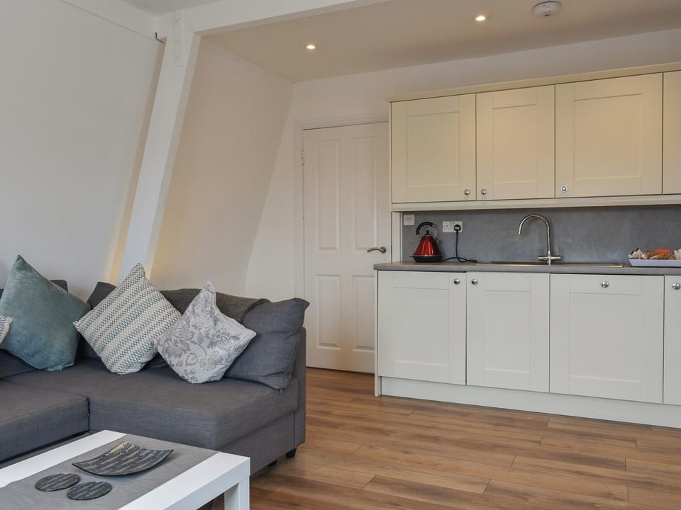 Open plan living space | Coast Apartment, Whitby