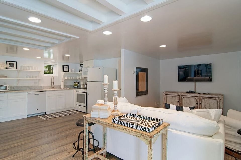 Kitchen and living space