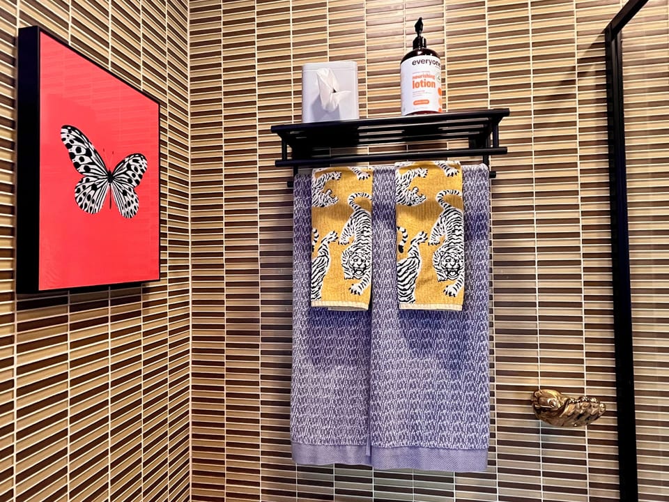 Enjoy luxurious, sustainable toiletries provided for your comfort.