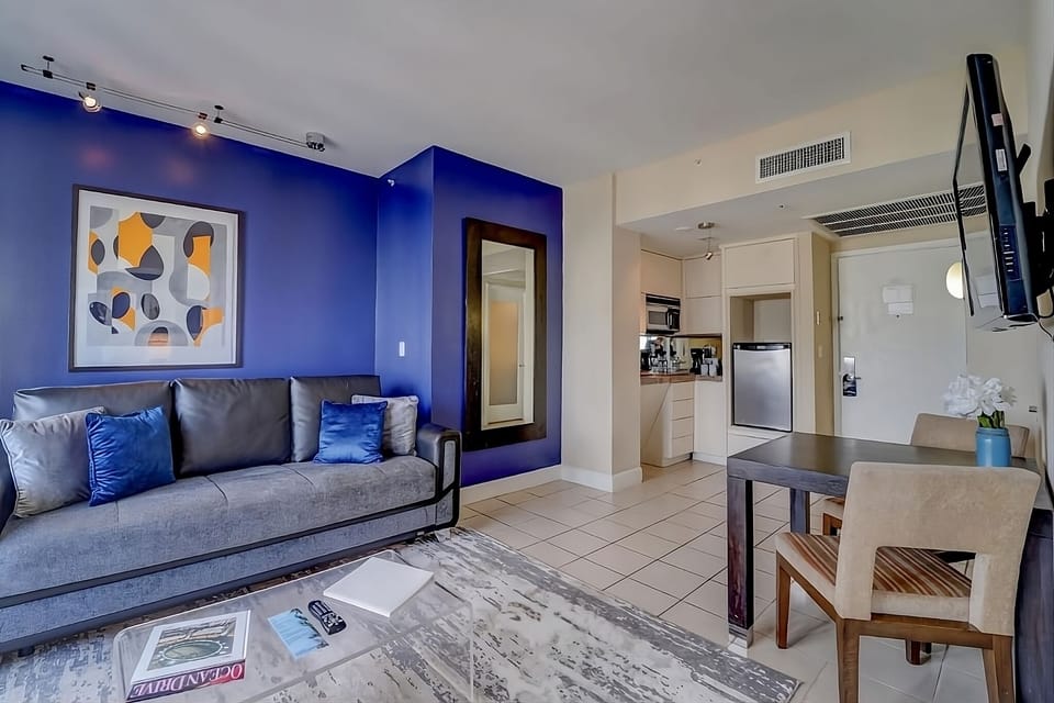 Enjoy easy meals with a convenient kitchenette and dining nook.