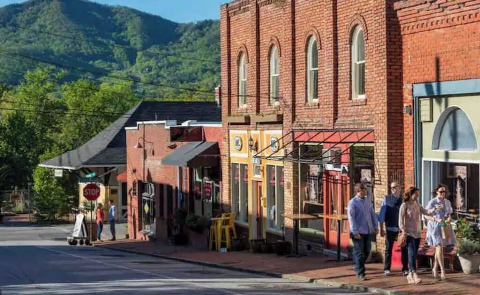 Downtown shops