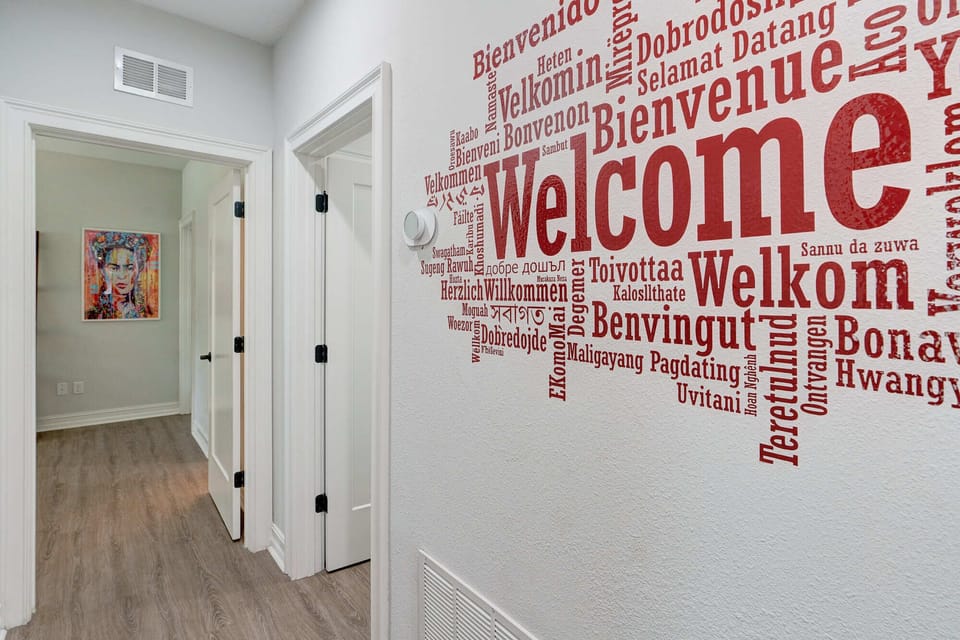 The hallway.